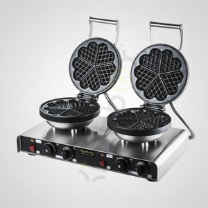 Kitchbox Industrial Commercial Flower <b>Waffle</b> <b>Maker</b> (Pack of 2) - Product Image 1