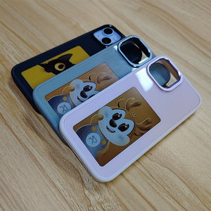 Nouvelle <span class=keywords><strong>coque</strong></span> de téléphone en silicone E Ink de luxe AI pour <span class=keywords><strong>iPhone</strong></span> 14 15 16 Pro Max, antichoc, NFC, <span class=keywords><strong>coque</strong></span> de téléphone pour <span class=keywords><strong>iPhone</strong></span> - Product Image 6