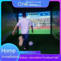 Équipement d'entraînement de football de simulation compétitif pour salle de sport, divertissement interactif intelligent intérieur/extérieur