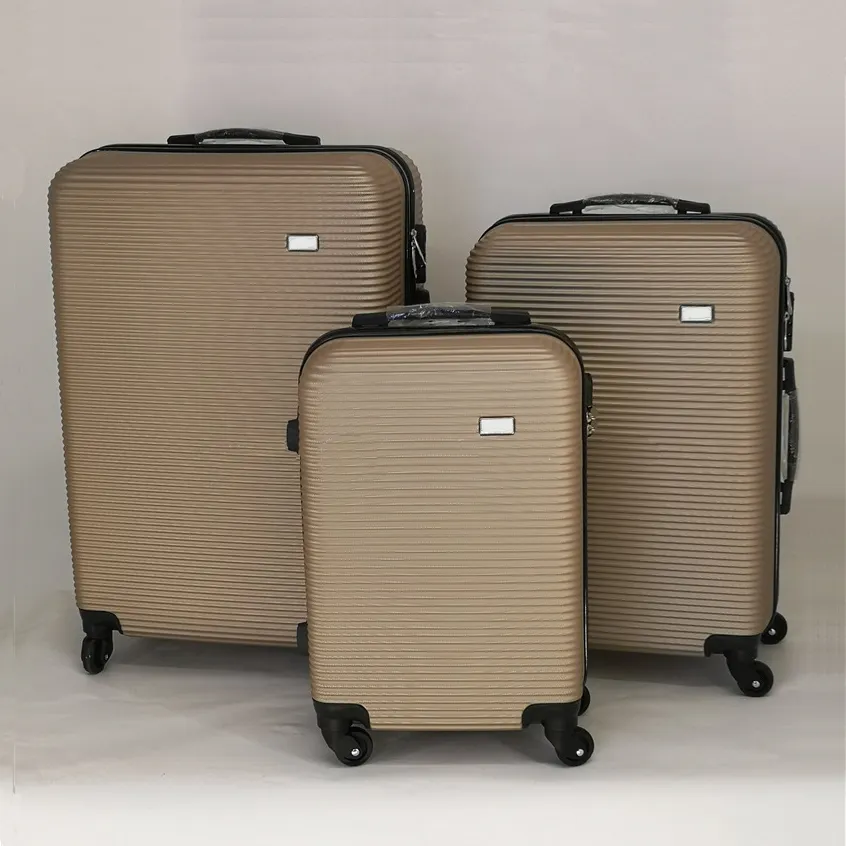 manufacture luggage 3-pc luggage set suitcase and bag
