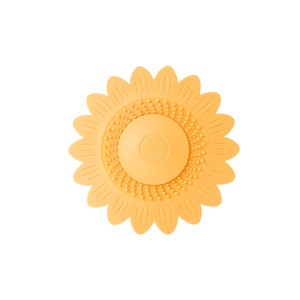 Tapa de desagüe de silicona con diseño de girasol, a prueba de olores, tapón sellador para suelo de baño, antiinsectos, amarillo, azul, verde, blanco - Product Image 5
