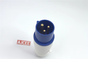 Ajcee IP44 16A 3pin 2P + E 6h 230V 250V màu xanh Cee/iec603902 công nghiệp cắm điện với CE - Product Image 3