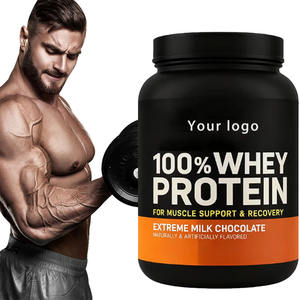 Poudre de protéines de lactosérum au chocolat Mass Gain 3 000 g, fournissant de l'énergie pour les adultes, OEM ODM, durée de conservation de 24 mois - Product Image 1