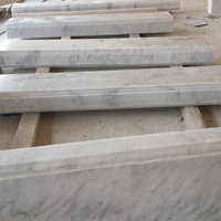 Colonne en marbre blanc massif du Shandong, style moderne, garantie 1 an, assistance technique en ligne, pour usage domestique et commercial, tailles personnalisées