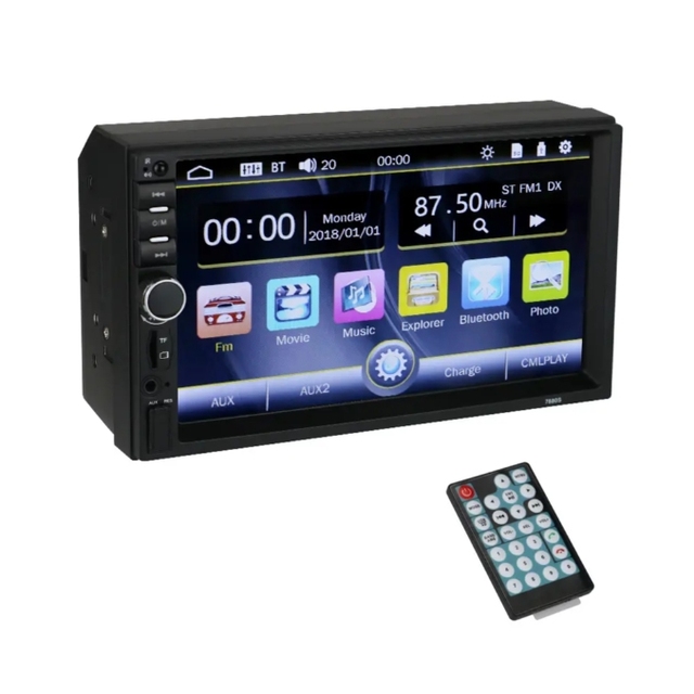 Factory Direct Supply 7inch 2din Car Stereo Video DVD Radio Player with BT Mirror Link USB Remote Control