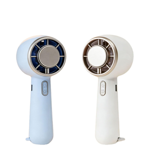 Ventilador de Mano Recargable con Batería, 5 Velocidades, Mini Ventilador de Refrigeración, Pequeño y Portátil, con Compresa de Hielo - Product Image 6