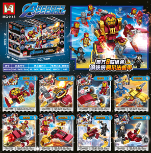 Pandas OEM & ODM Xu Hướng Mới Sán Đầu Đồ Chơi Marvel Avenges Siêu Anh Hùng Hành Động Con Số Xây Dựng Khối Bộ Món Quà Nổi Tiếng Tự Làm Lắp Ráp - Product Image 3