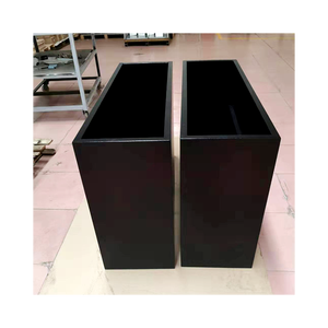 Chậu Trồng Cây Bằng Thép Phủ Bột Tùy Chỉnh Chậu Hoa Bằng Thép Có Lõi Chậu Hoa Dài Chậu Trồng Hoa Hình Chữ Nhật - Product Image 1