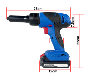 산업용 고속 경량 스틸 플라스틱 휴대용 전동 블라인드 코어 리벳터 도구 무선 브러시리스 21V 배터리 LIHE - Product Image 2