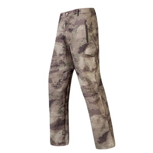 Pantalon cargo camouflage d'hiver pour homme, pantalon tactique de randonnée en laine softshell - Product Image 3