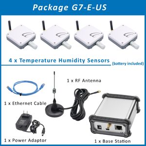 4 jeux muraux IP65 analogiques Capteur de température et d'humidité à distance Capteur de température Transmetteur d'humidité - Product Image 3
