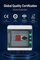 Système solaire extérieur étanche IP65 EPEPRO 1-String avec boîtier de combinaison PV et disjoncteur DC1000V