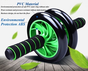 Roue d'équipement d'exercice Ab sans bruit avec tapis rouleau de gymnastique d'entraînement abdominal pour ensemble de remise en forme fonctionnelle à domicile - Product Image 6