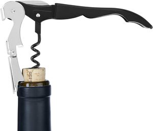 Tire-bouchon en métal durable et ouvre-bouteille à vin, logo personnalisable, outil polyvalent pour l'ouverture de vin et de bière - Product Image 5