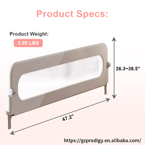 Prodigy <strong>Baby</strong> protection Home Adjustable <strong>Bed</strong> <strong>Rail</strong> Suitable for Toddlers Large <strong>Bed</strong> Guardrail Bumper Safety <strong>Rail</strong> - Product Image 2