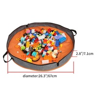 Bolsa de Juguetes Plegable de Alta Calidad para Niños, Bolsa de Almacenamiento de Juguetes Plegable con Diseño Moderno