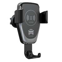 Pengisi daya mobil Universal otomatis nirkabel 10W Output daya 5V/2A Input untuk ponsel