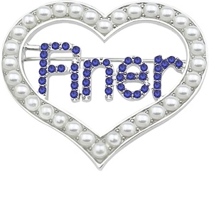 Zeta phi Beta tình yêu thư hình dạng <span class=keywords><strong>pin</strong></span> Zeta sorority 1920 tinh tế màu xanh lá cây trắng lá chắn men Trâm cô gái' đồ trang sức pins - Product Image 6