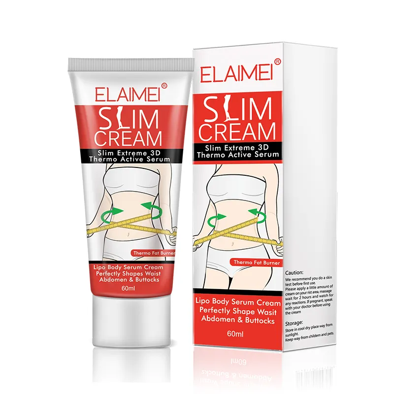 ELAIMEI Natural Herbal Belly Slim Lotion Loss Weight Workout Hot Cream Fat Burning Slimming Cream