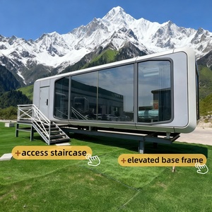 Casa Prefabbricata a Capsula Spaziale, Cabina Modulare in Vetro, Alloggio Panoramico Prefabbricato per Resort e Campeggio - Product Image 4