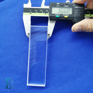 Yüksek hassasiyetli özel lazer kesim temizle kuvars levha düşük fiyatlı yarı iletken için saat camı safir kristal üretim - Product Image 3