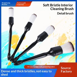 Brosse de détail professionnelle en plastique à poils doux pour le <span class=keywords><strong>nettoyage</strong></span> <span class=keywords><strong>intérieur</strong></span> <span class=keywords><strong>et</strong></span> <span class=keywords><strong>extérieur</strong></span> des voitures - Product Image 2