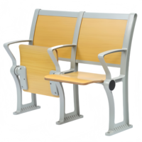 Meubles en alliage d'aluminium de salle de classe d'escalier d'université avec la table et la chaise d'amphithéâtre de tableau d'écriture avec le panier