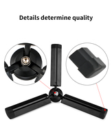 Trépied pour Appareil Photo DSLR en Alliage d'Aluminium, Support de Voyage Pratique, Mini Trépied de Table pour Stabilisateur de Cardan