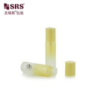 Flacon roll-on portable de 10 ml avec bille en acier inoxydable pour parfum et huile essentielle