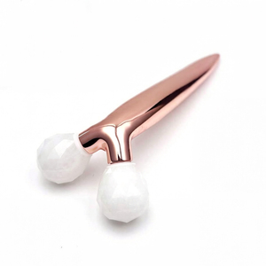 Rodillo Facial de Jade y Cuarzo Rosa, Rodillo de Masaje Facial 3D con Forma de Linterna, Venta Caliente - Product Image 4