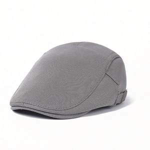 Boina Estilo Inglés Vintage Unisex, Gorra Plana Tipo Ivy para Adultos, Hombres y Mujeres, Estilo Literario Juvenil para Uso Casual o al Aire Libre - Product Image 4