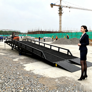 Venta de fábrica, nivelador de muelle hidráulico móvil, rampa de patio de carga para carretilla elevadora para carga de contenedores de almacén, rampas de placa de descarga - Product Image 2