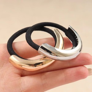Coleteros Delgados y Brillantes de Aleación de Alta Calidad con Forma de Corazón Irregular, Elásticos, para Mujer, Accesorios para el Cabello, Venta al Por Mayor - Product Image 6