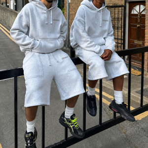 Conjunto de Sudadera y Pantalones Deportivos al por Mayor, Chándal de Alta Calidad, Fabricantes Personalizados, Sudadera con Logotipo Bordado e Impreso, Conjunto de Pantalones Cortos - Product Image 1