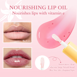 Bálsamo Labial Vegano Natural Hidratante y Nutritivo para Mujer, Etiqueta Privada, Aceite Esencial Labial Vegano Transparente Rosado, Voluminizador de Labios - Product Image 4