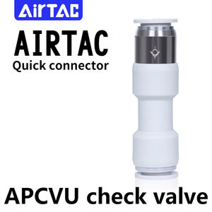 Airtac पाइप-अंत जाँच वाल्व सीधे के माध्यम से त्वरित प्लग कनेक्टर APCVU4/6/8/10/12 एटीसी - Product Image 3