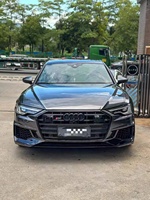Haute qualité ajustement parfait Audi A6L C7 12-18 mise à niveau 21 C8 RS6 Kits de carrosserie de voiture nouveau pare-chocs avant pare-chocs arrière garde-boue Grille