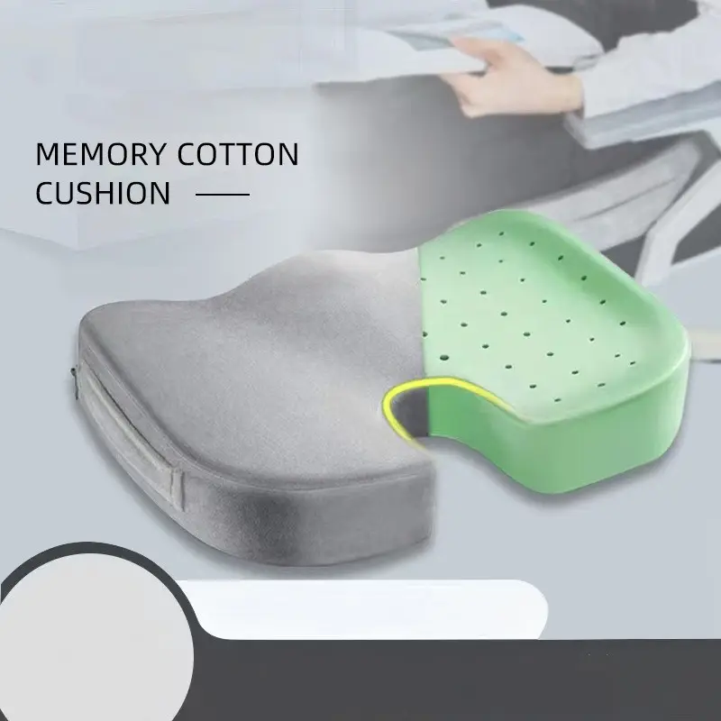 Hot Selling Wholesale Memory Foam Increase Height Reduce Pressure And Breathe Seat Cushion Seat Cushion Pillow Butt Pads