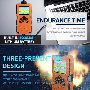 Aikesi X-4BX Thông Minh Loại 0-100% vol O2 Gas <span class=keywords><strong>Detector</strong></span> MS400 bơm oxy độ tinh khiết phân tích khí - Product Image 5