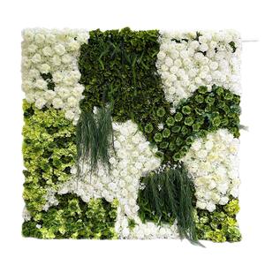 Natural And Fresh Looking <b>Artificial</b> Flower Wall Roll Up Panel Wedding Party Photo Booth Decor - Product Image 4