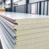 Panel Ruang Dingin Kustom, Panel Dinding Freezer Terisolasi, Panel Atap Gudang Pendingin, Panel Bangunan Hemat Energi