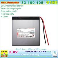 Baterai Li-Ion 3.8V 4500mAh 33100105 2 kabel untuk Tablet PC V160