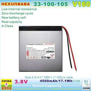 Baterai Li-Ion 3.8V 4500mAh 33100105 2 kabel untuk Tablet PC V160 - Product Image 4