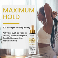Sports Edition Extreme Hold Sweat Spray de fusion adhésif résistant à l'eau pour perruques