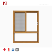 Top marque moderne Design chinois Style coupe-vent système de fenêtre coulissante en alliage d'aluminium pour entrée chambre Application horizontale