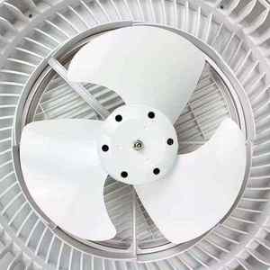 Ventilateur de plafond encastré AC avec télécommande, silencieux, montage encastré, pour maison, bureau, chambre, circulation d'air à 360°, purification, design compact - Product Image 4