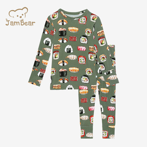 Organic Toddler Pijama Bamboo Infant Pajamas for Children Eco Baby Jammies Autumn Toddler Loungewear Kids Pyjamas Factory - Product Image 1