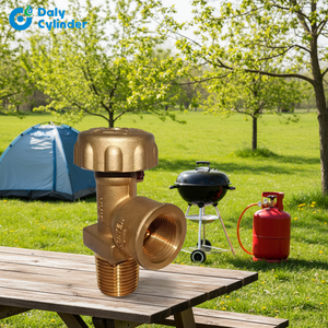 Vanne de bouteille de gaz GPL en laiton POL <span class=keywords><strong>à</strong></span> prix direct usine, vanne de sécurité haute pression pour bouteille de gaz GPL, OEM pour le remplissage - Product Image 4