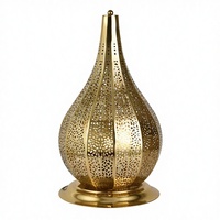 Lámpara de Mesa Decorativa Vintage de Diseño Clásico para Sala de Estar, Cafetería, Restaurante, Dormitorio, Estilo Xinjiang, Luz Cálida de 3000K
