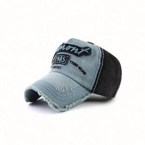 Gorra de Béisbol de 5 Paneles para Hombre, de Alta Calidad, 100% Algodón, con Logotipo Bordado Vintage, Personalizable - Product Image 3